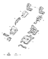 2022 Chrysler Voyager Exhaust Heat Shield Diagram - 68477637AA