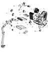Ram Heater Core Diagram - 68049407AA