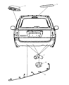 Dodge Grand Caravan Parking Assist Distance Sensor Diagram - ZN87RXFAA