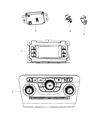 Chrysler 300 A/C Switch Diagram - 68105156AA