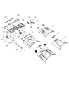 2017 Dodge Challenger Hood Diagram - 68259671AE