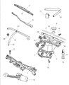 Jeep Wiper Arm Diagram - 55154983AB