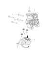 Jeep Wrangler Engine Mount Diagram - 68271526AA