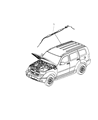 2008 Dodge Nitro Air Bag Diagram - 52112101AE