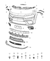 Dodge Air Deflector Diagram - 68442245AA