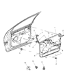 Dodge Intrepid Door Handle Diagram - 5102833AA