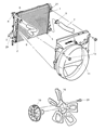 2006 Dodge Ram 1500 Engine Cooling Fan Diagram - 5290438AF