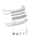 2017 Jeep Patriot Bumper Diagram - 68091510AA