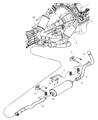 Dodge Dakota Tail Pipe Diagram - 52021973AC