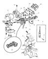 Chrysler Voyager Steering Shaft Diagram - 4680267