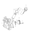 Chrysler PT Cruiser Coolant Filter Diagram - 5080244AA