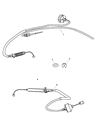 Chrysler Aspen Accelerator Cable Diagram - 52013012AC