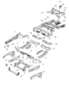 Dodge Front Cross-Member Diagram - 68212614AA