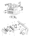 Jeep Cherokee Engine Control Module Diagram - 56041662AD