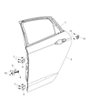 Chrysler 200 Door Check Diagram - 68145322AC