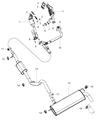 Jeep Wrangler Catalytic Converter Diagram - 68085142AD