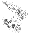 2009 Dodge Ram 3500 Brake Caliper Diagram - R8049150AD