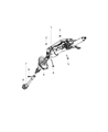 Chrysler Steering Column Diagram - 68140568AH