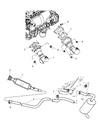 Chrysler PT Cruiser Muffler Diagram - 5278502AD