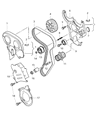 Jeep Belt Tensioner Diagram - 68000816AA