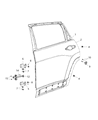 Jeep Cherokee Door Check Diagram - 68103032AB