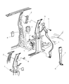2000 Jeep Grand Cherokee Seat Belt Diagram - 5GU081AZAC