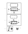 Dodge Magnum Oil Filler Cap Diagram - 4892289AA