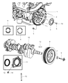 Jeep Wrangler Crankshaft Diagram - R4781507AC