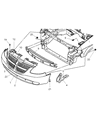 Chrysler Voyager Bumper Diagram - UC751W1AA