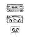 2009 Dodge Durango A/C Switch Diagram - 55361430AE