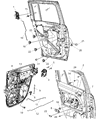Jeep Compass Door Latch Assembly Diagram - 4589414AE