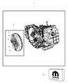 Chrysler Sebring Torque Converter Diagram - 68036990AA