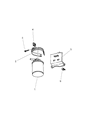1997 Dodge Viper Vapor Canister Diagram - 53030381AB