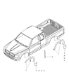 Dodge Mud Flaps Diagram - 82204879