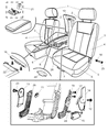 Ram Dakota Seat Cushion Diagram - 1TR841J3AA