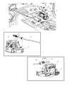 Dodge Magnum Automatic Transmission Shifter Diagram - 4578087AA