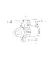 Chrysler Starter Motor Diagram - 56029783AA