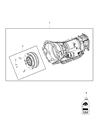 Dodge Torque Converter Diagram - 68225357AA
