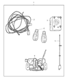 Ram Car Key Diagram - 56046639AA