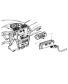 2006 Chrysler Pacifica A/C Switch Diagram - 5005080AB