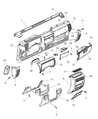 1997 Jeep Wrangler Glove Box Diagram - 5DP56RT6AC