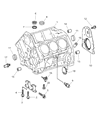 Dodge Sprinter 2500 Crankshaft Seal Diagram - 68013857AA