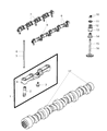Chrysler Camshaft Diagram - 5037379AC