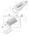 Chrysler Cirrus Cylinder Head Diagram - MD307675