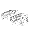 2002 Dodge Ram 2500 Bumper Diagram - 5013818AE