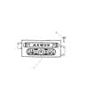 2007 Chrysler Pacifica A/C Switch Diagram - 5005469AB