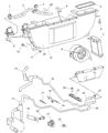 Dodge Sprinter 3500 Heater Core Diagram - 5133586AA