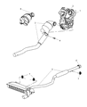 Jeep Exhaust Clamp Diagram - 5105634AA