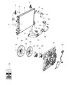 Chrysler Radiator Hose Diagram - 55111285AD