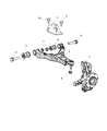 Dodge Sprinter 3500 Steering Knuckle Diagram - 68050287AA